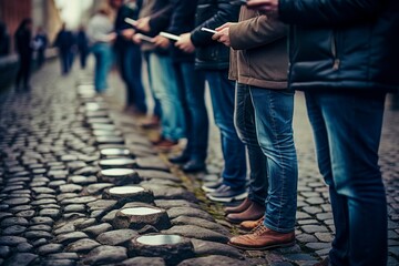 Connected Minds: Global Symbol of Digital Distraction