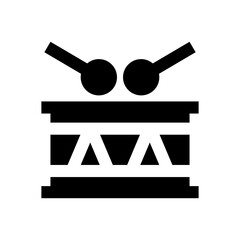 drum glyph icon