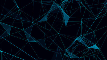 Fototapeta na wymiar Global network connections. Abstract vector neural networks cyberspace. Futuristic grid artificial intelligence. Technology cyber dynamic.