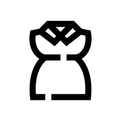 tshirt line icon