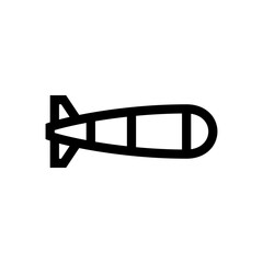 torpedo line icon