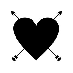 Arrow heart icon