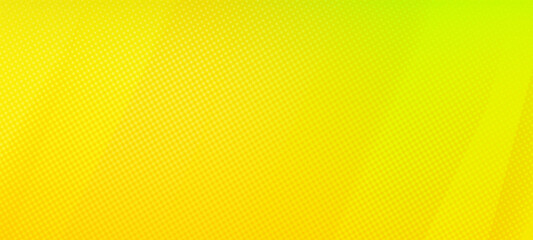 Yellow color abstract panorama widescreen background illustration, usable for social media, story, banner, poster, Ads, events, party, sale,  and various design works