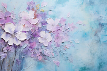 watercolor floral background Generative Ai