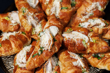 Croissant with Chicken Filling.
