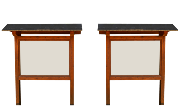 Blank billboards with no background. Close-up. Mocap. Graphic element
