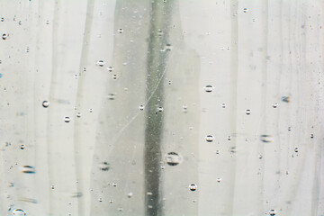 Closeup fragment of Fountain Glass inside the Hot Spring Colonnade or Vridelni Kolonada, Karlovy Vary, Czech Republic