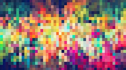 Pixel pattern colorful background
