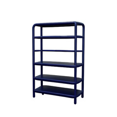 Modern shelf isolated on white background