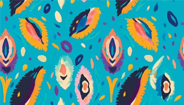 Modern hand drawn bohemian ornament pattern. Abstract trendy ethnic style. Fashionable vector template for your design