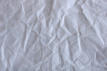 Crumpled Gray Paper Texture