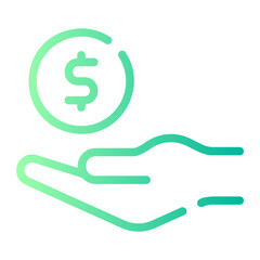 funding gradient icon