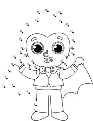 Halloween Dot to Dot Coloring pages
