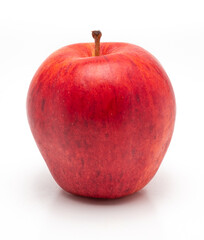 Red Apple Isolated. Realistic Red Apple on a White Background.