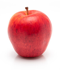 Red Apple Isolated. Realistic Red Apple on a White Background.