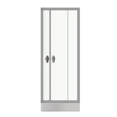 shower cabin isolated on transparent background, 3D illustration, cg render
