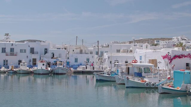 Naousa town in paros greece