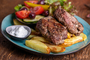 greek bifteki