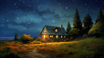 Enchanting Countryside Nightscapes 