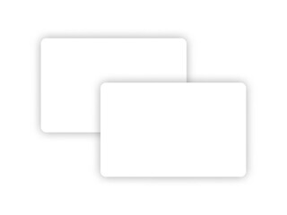 business cards mock up with shadows