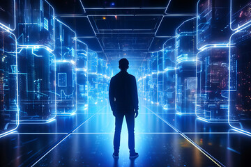 person with a world technology background