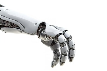 photo of an hand of an artificial intelligence ai robot isolated on white background png