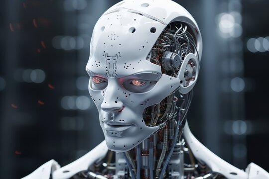 photo of an artificial intelligence ai robot