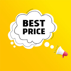 Best price vector icon design. Banner template.
