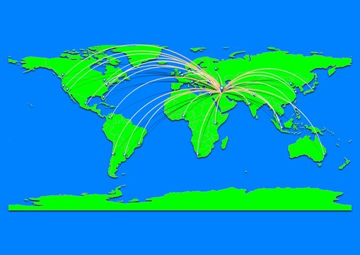 Vibrant Fallujah, Iraq map - Export concept map for Fallujah, Iraq on World map. Suitable for export concepts. File is suitable for digital editing and prints of all sizes.