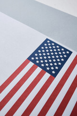 Fototapeta premium American flag. Independence Day in United States of America. Fourth of July. USA flag. Happy national americans annual holiday. Country freedom day. Patriotic event poster