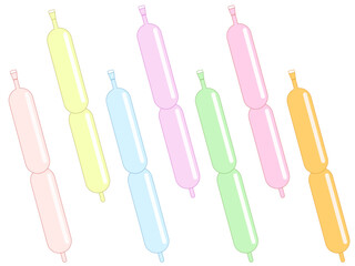  Chupet 7colors set © Fudenoko