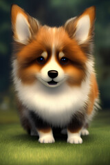 A cute animal friend Generative AI