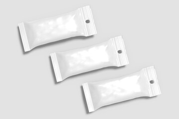 Snack Bar Packaging Blank Mockup