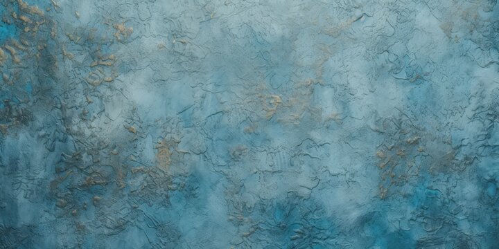 blue wall background, Abstract Textures: Frontal Photographic Capture of Flat Blue Vinyl Wallpaper, Offering a Top-Down View of Visual Texture Abstraction and Textured Backgrounds