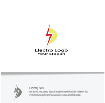 simple electro logo for your company needs, looks beautiful and elegant