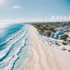 beach in the morning