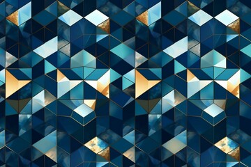 A geometric pattern wallpaper inspired by tessellations