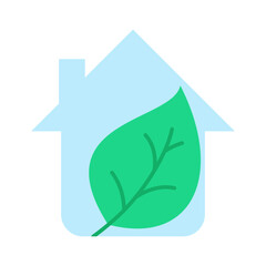 Home Eco Nature Environment Isolated Icon Design