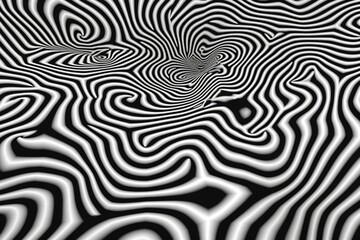 Obraz premium optical illusion, abstract lines