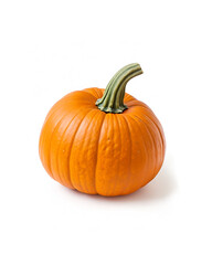 Obraz premium Pumpkin (vegetable ingredient) isolated on white background.