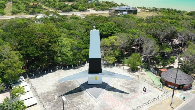 Pontal do Seixas em Jo&atilde;o Pessoa Visto de Cima com Drone 4k - Paraiba - Nordeste - Brasil