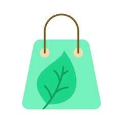Paper Bag Store Nature Environment Isolated Icon Design
