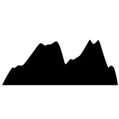 Fototapeta na wymiar Mountains silhouette