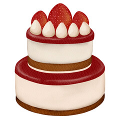 Strawberry cake