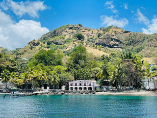 baie de Wallilabou à Saint Vincent des Grenadines