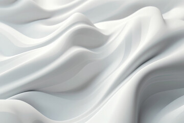 Obraz premium 3D white futuristic abstract background, Created with ai tool