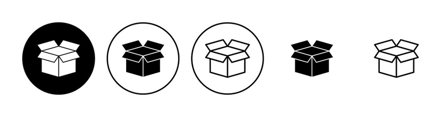 Box icon set. box vector icon, package, parcel