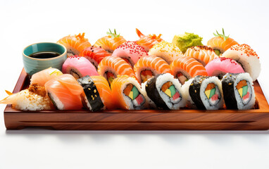 sushi and chopsticks AI Generative