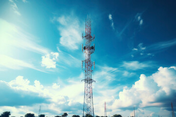 5g communication tower. Generative AI