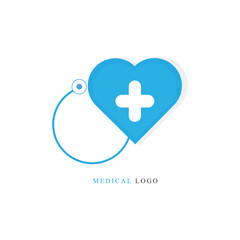 Free vector creative medical logo template
